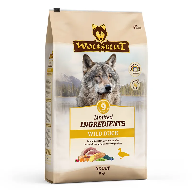 WOLFSBLUT Limited Ingredients Wild Duck Adult 9 kg Top-Preis